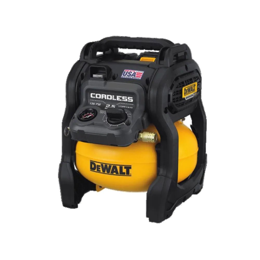 DeWAlt DCC2520T1 – 20 V, 2,5 Gallonen, Flex Adv. Akku-Luftkompressor-Set (6,0 Ah)