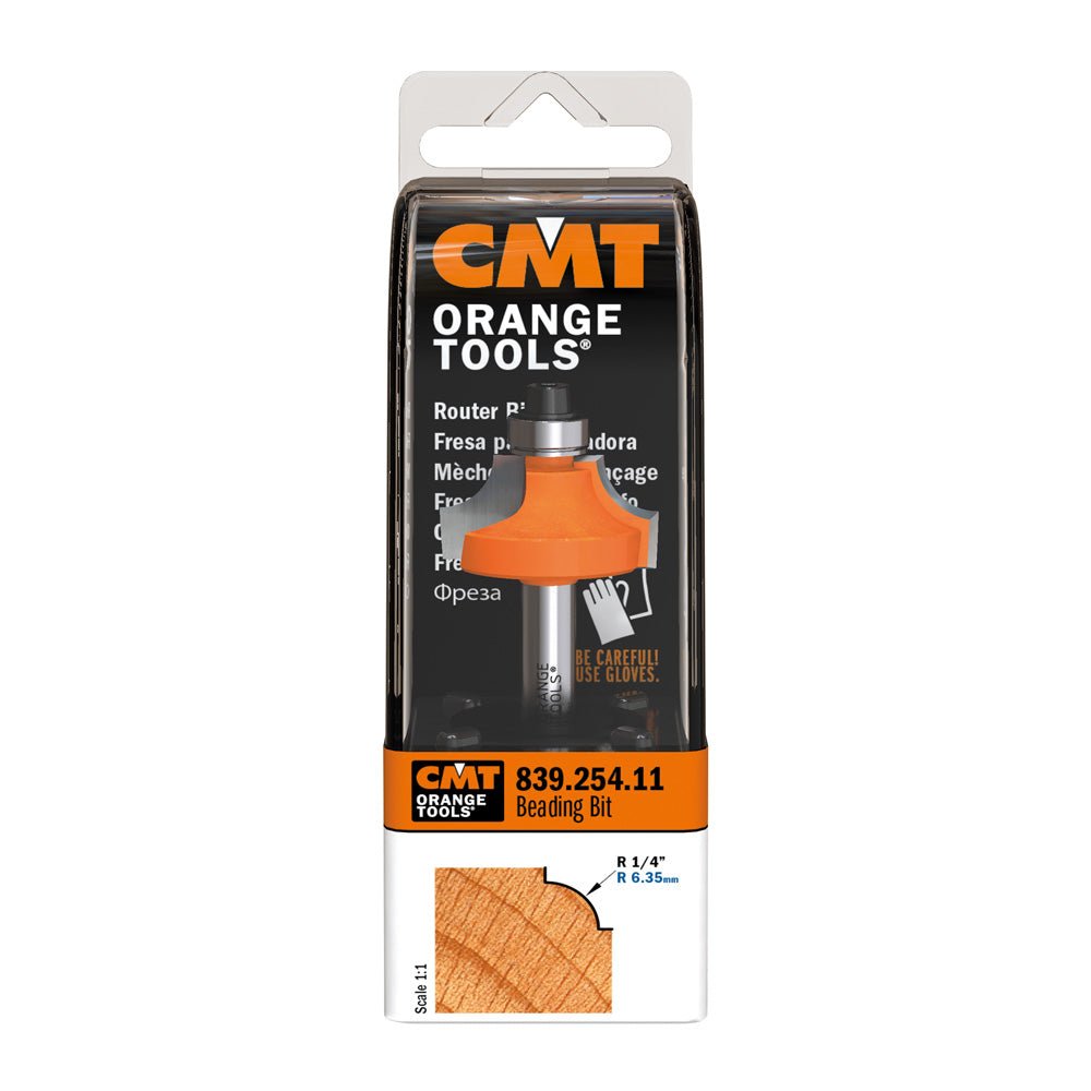 CMT 839.254.11 - Profilfräser 1/4'' RADIUS 1/4'' SCHAFT