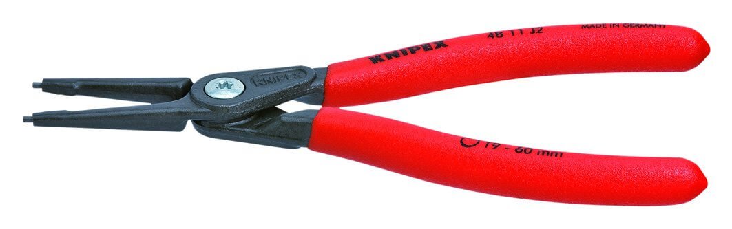 Knipex 001957 - Jeu de 4 pinces de précision pour anneaux élastiques dans une trousse à outils