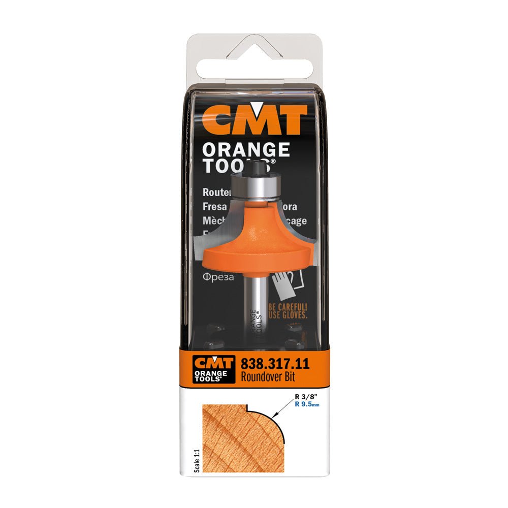 CMT 838.254.11  -  1/4" R X 1/4" SHANK ROUND OVER