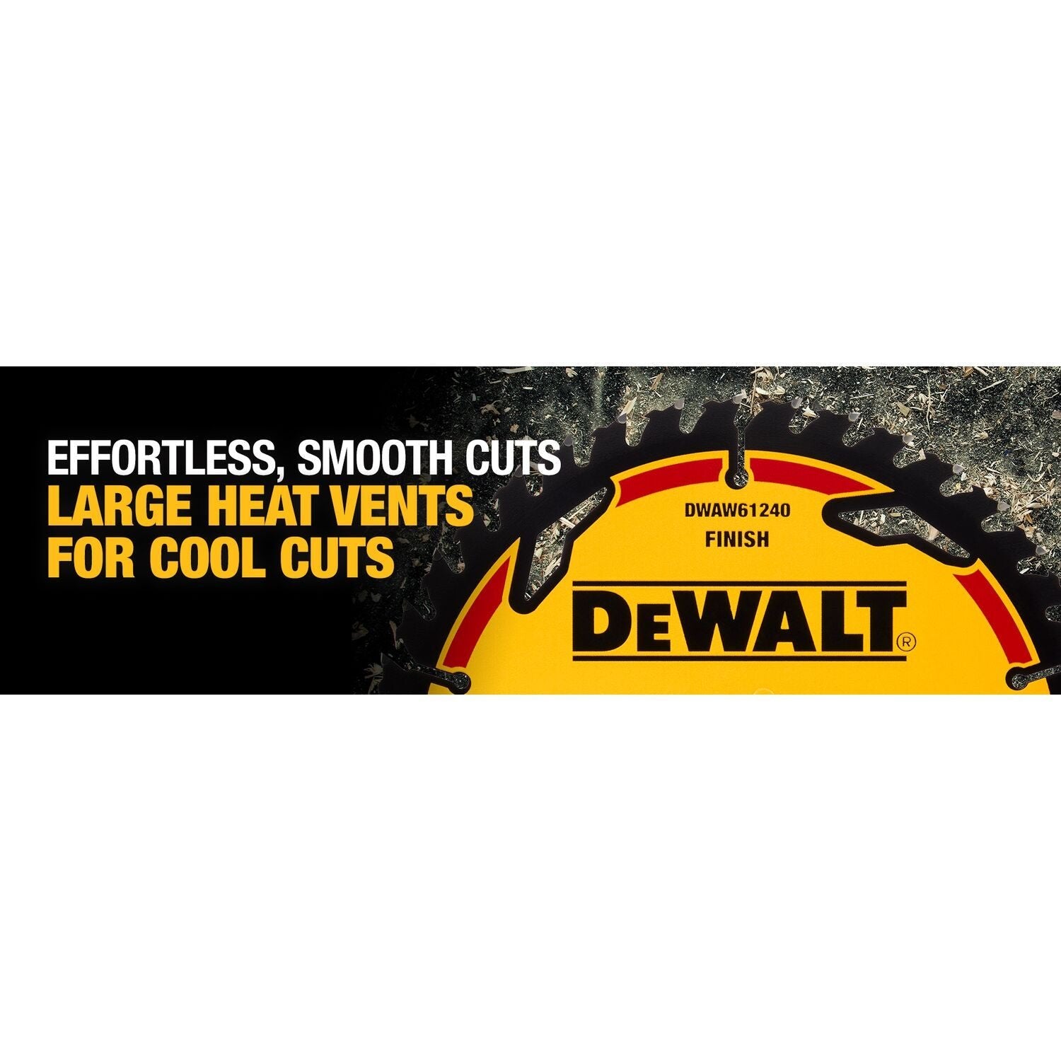 DEWALT DWAW61240-6 1/2 po 40 dents Elite Series, emballage blister