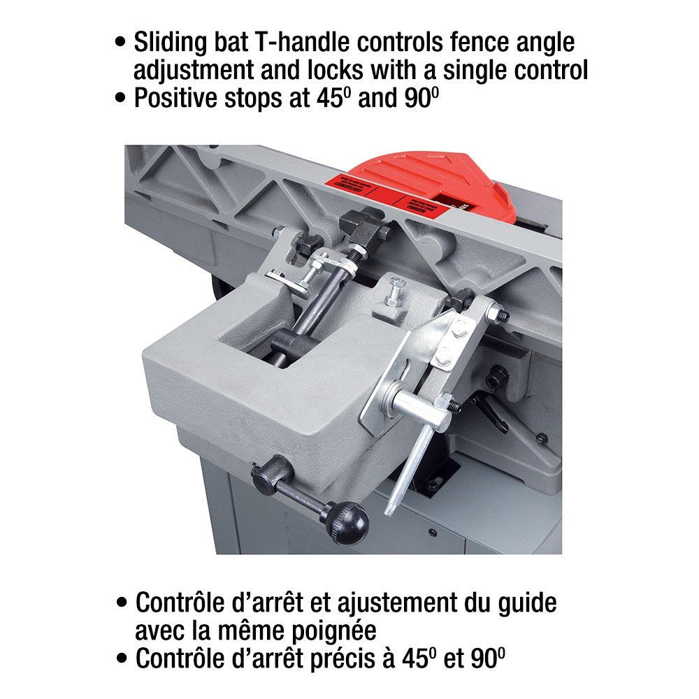 KING KC-65FX - 6" JOINTER WITH SPIRAL CUTTERHEAD