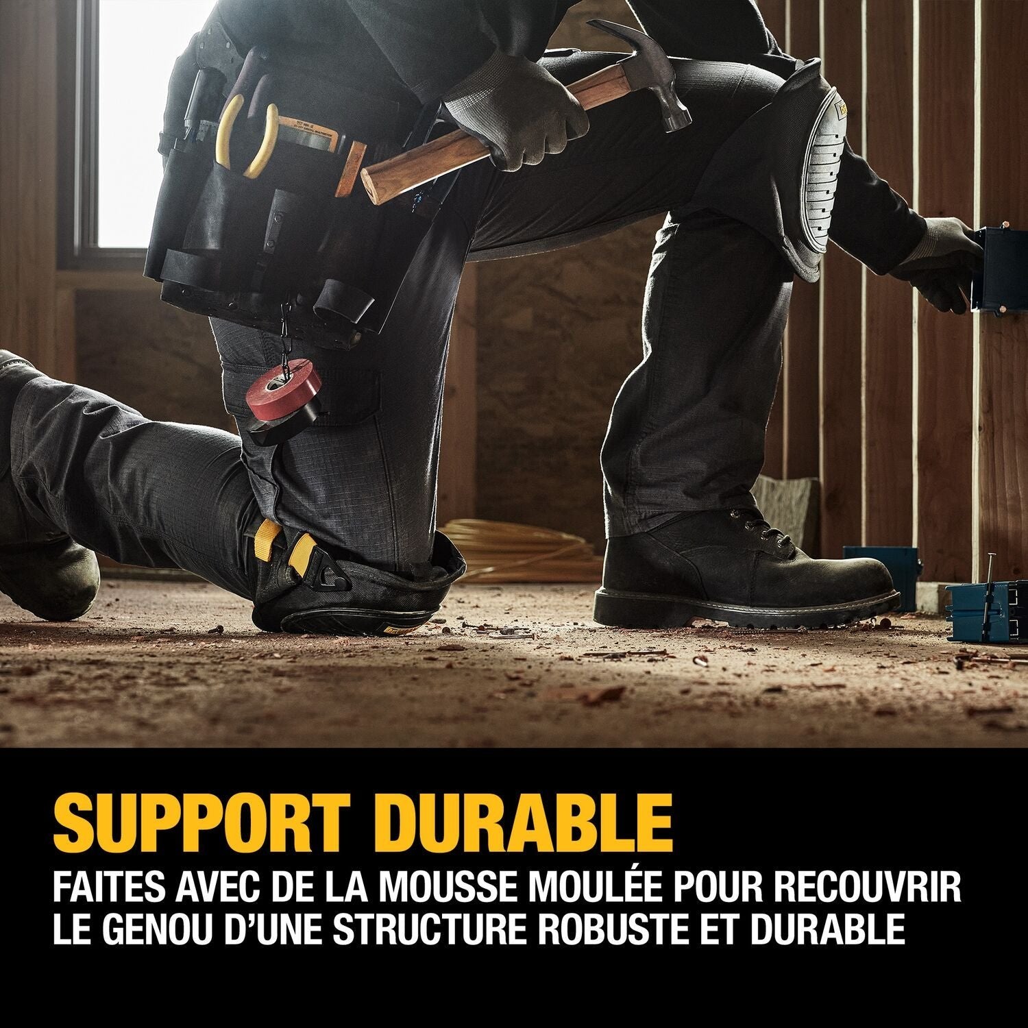 Genouillères rigides DEWALT DWST590013 avec gel