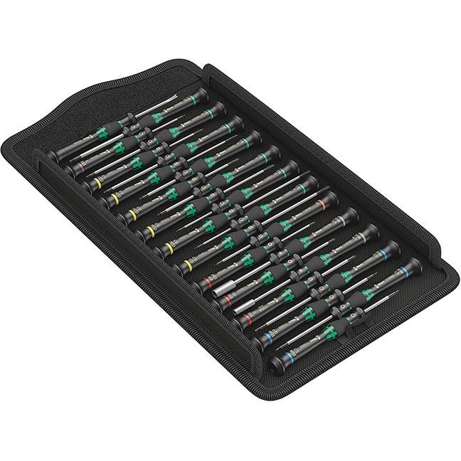 Wera- WER-134000 - Jeu de micro-tournevis Kraftform Big Pack (25 pièces) 