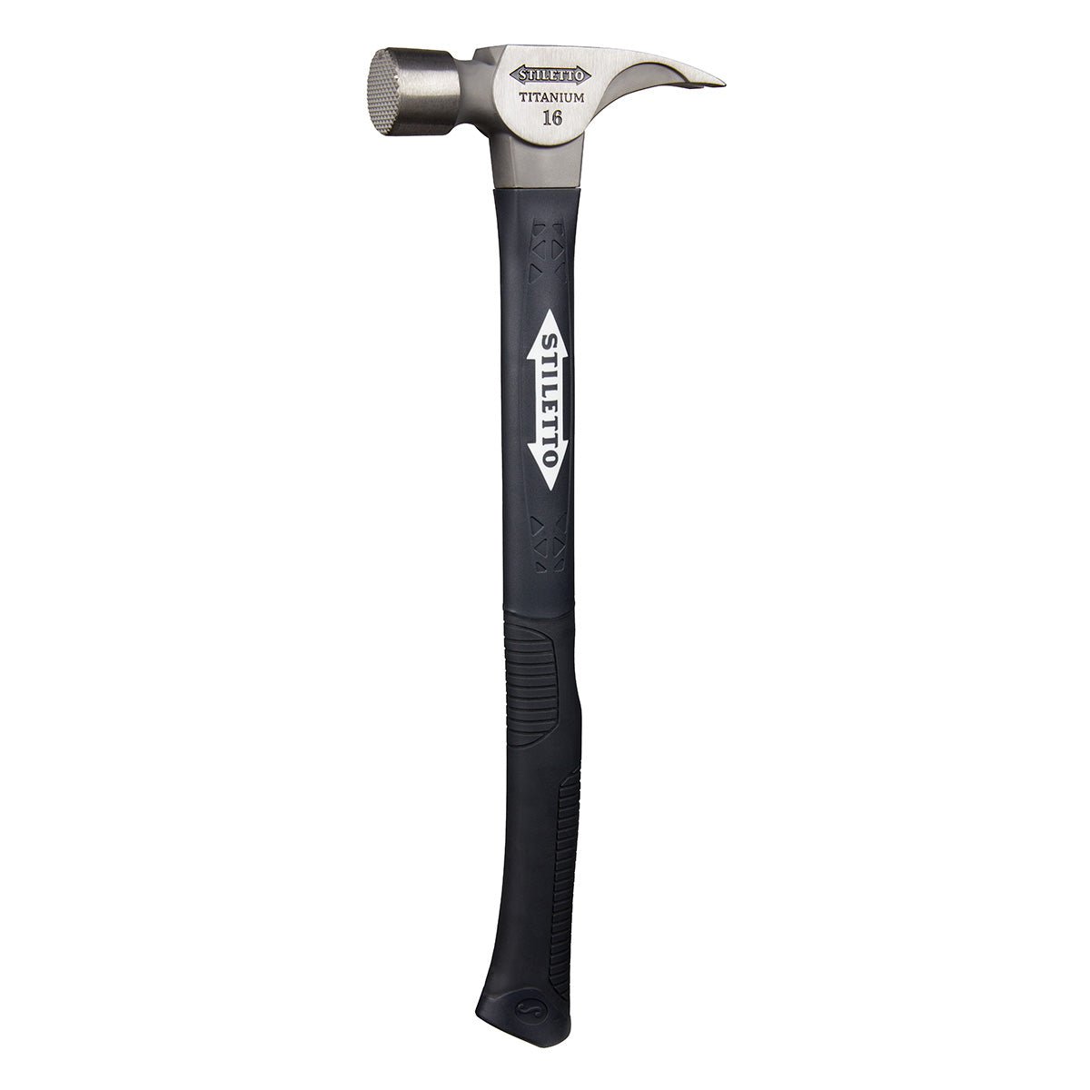 Milwaukee TI16MC-F - 16 oz Titanium Milled Face Hammer with 18 in. Hybrid Fiberglass Handle