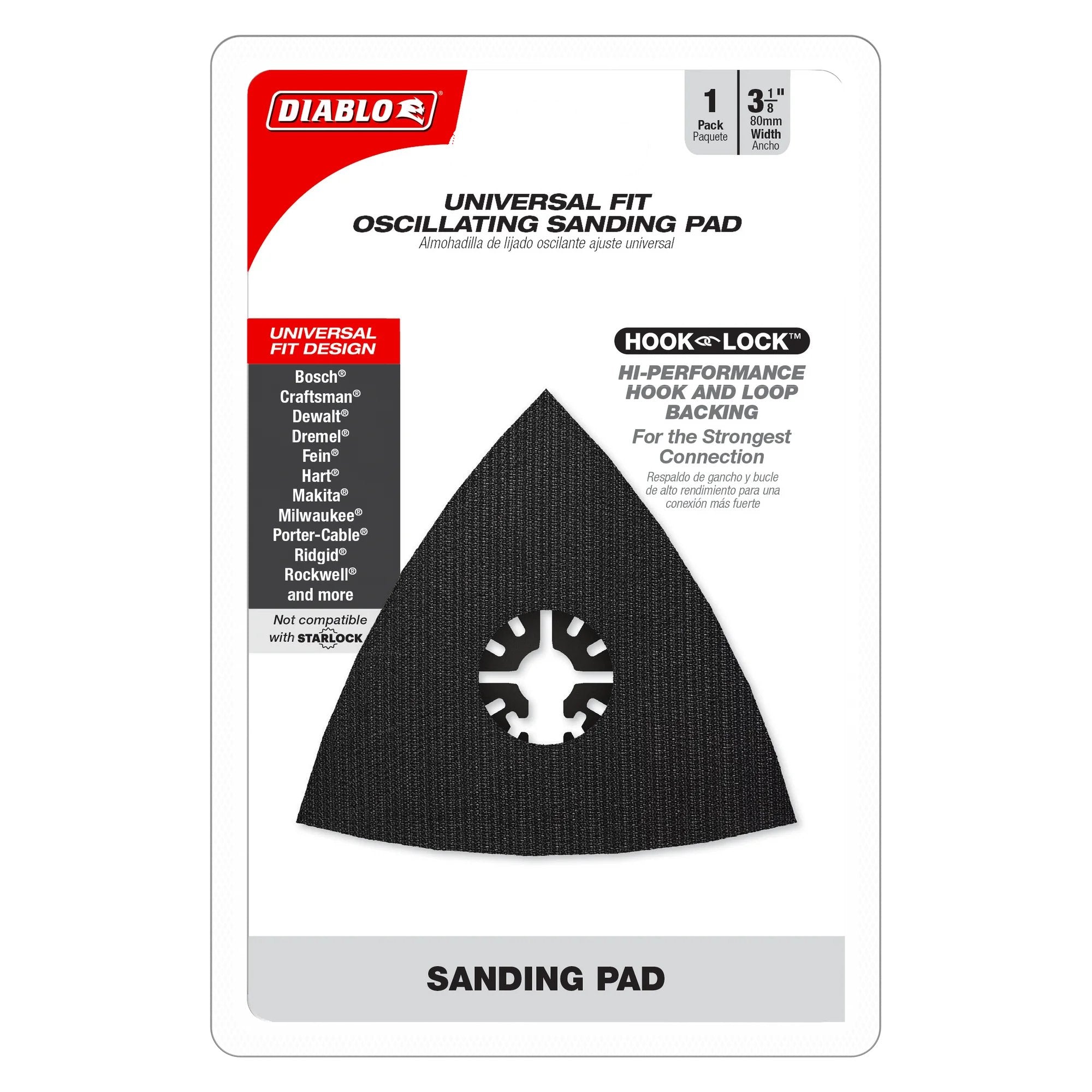 Diablo DOUSAND - 3-1/8 in. Universal Fit Oscillating Sanding Pad