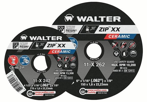 Walter 11X252 - Disque à tronçonner en céramique ZIP XX