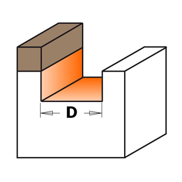 MÈCHE À MOTIF CMT 812.691.11B AVEC ROULEMENT, TIGE 1/2 POUCE, DIAMÈTRE 3/4 POUCE