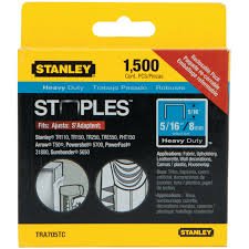 STANLEY TRA705TCS - 1 500 AGRAFES ROBUSTES 5/16 PO 