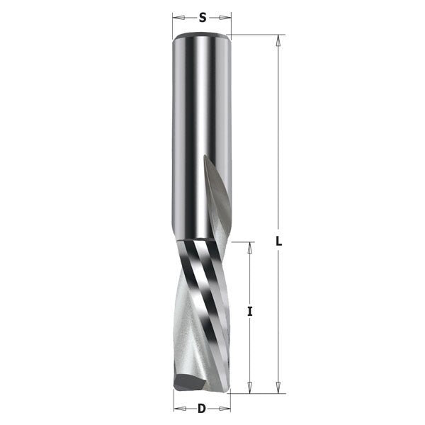 CMT 192.008.11-X10 Vollhartmetall-Spiralbohrer, DOWNCUT, 10er-Pack