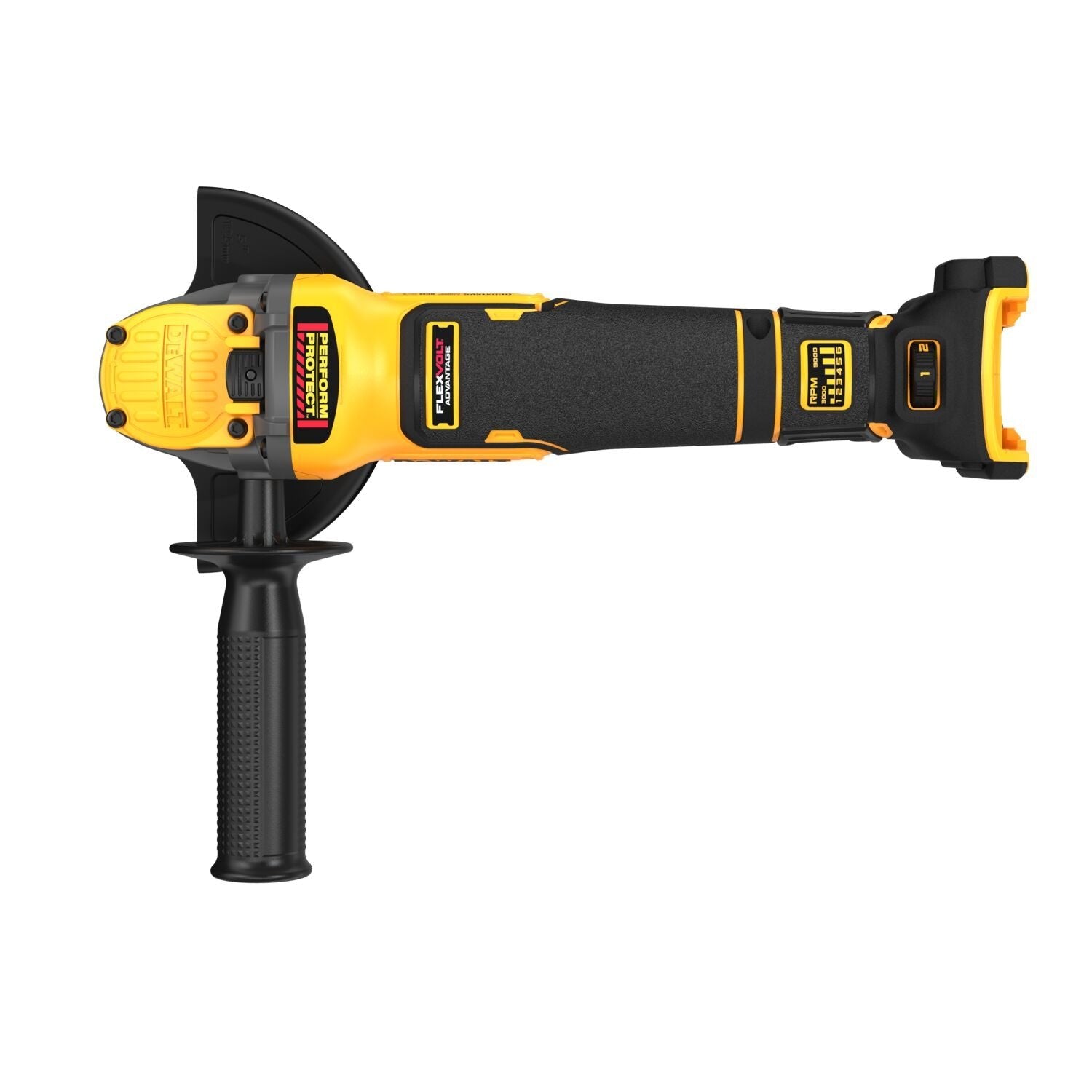 Meuleuse à vitesse variable DEWALT DCG416VSB-4,5"-5" 20 V MAX* avec technologie FLEXVOLT ADVANTAGE