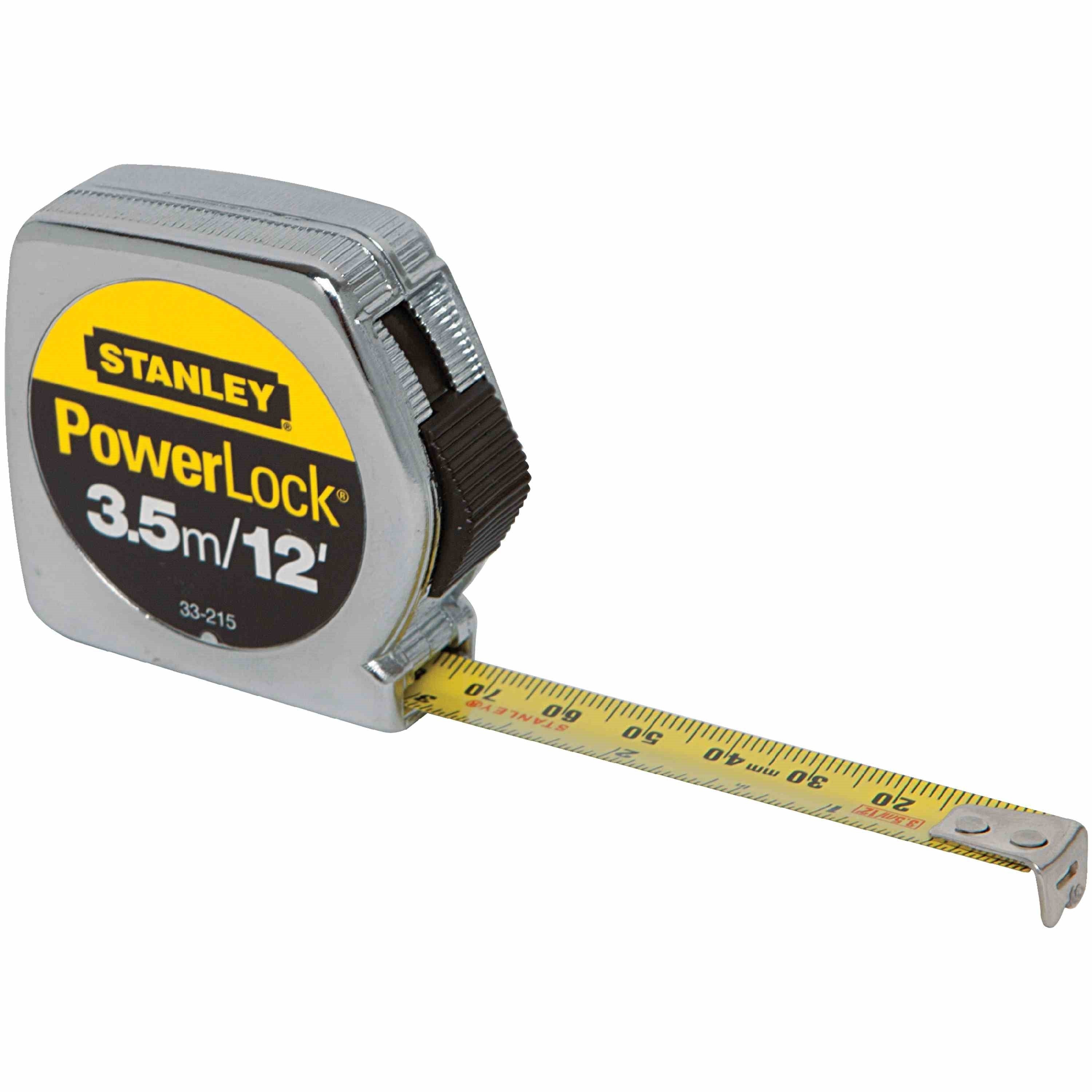 STANLEY  33-215  -  3.5M/12 FT POWERLOCK® TAPE MEASURE