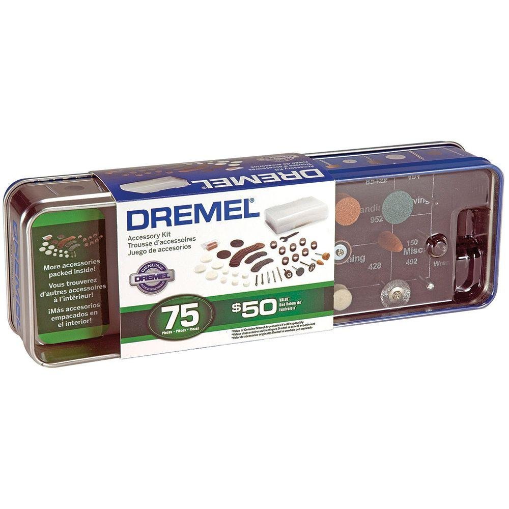 DREMEL 707-01 - KIT D'ACCESSOIRES TOUT USAGE 75 PIÈCES 