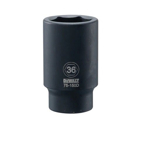 Dewalt DWMT75150OSP  -  3/4 DRIVE DEEP IMPACT SOCKET - 6 POINT 36MM