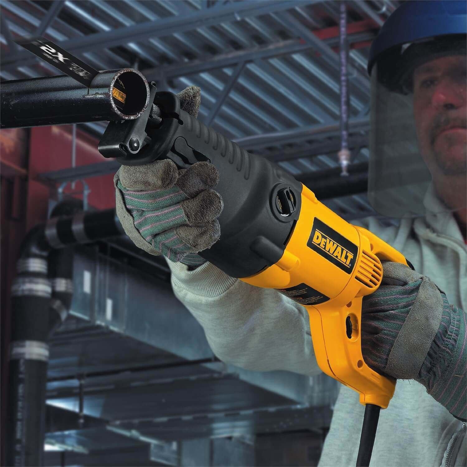 Lames de scie alternative en acier rapide DEWALT DWA4188-Max Metal 8 po, 14/18 TPI, avec bande plus haute (paquet de 5)