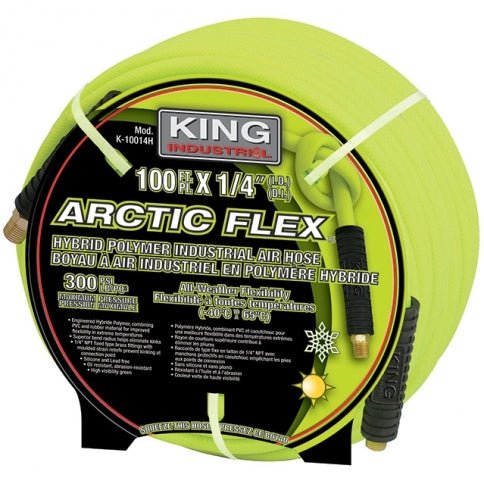 KING CANADA K-10014H  -  1/4" X 100' HYBRID POLYMER INDUSTRIAL AIR HOSE