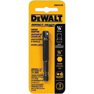 DEWALT DW2541IRB 1/4" Hex Drive to 1/4" Socket Adapter