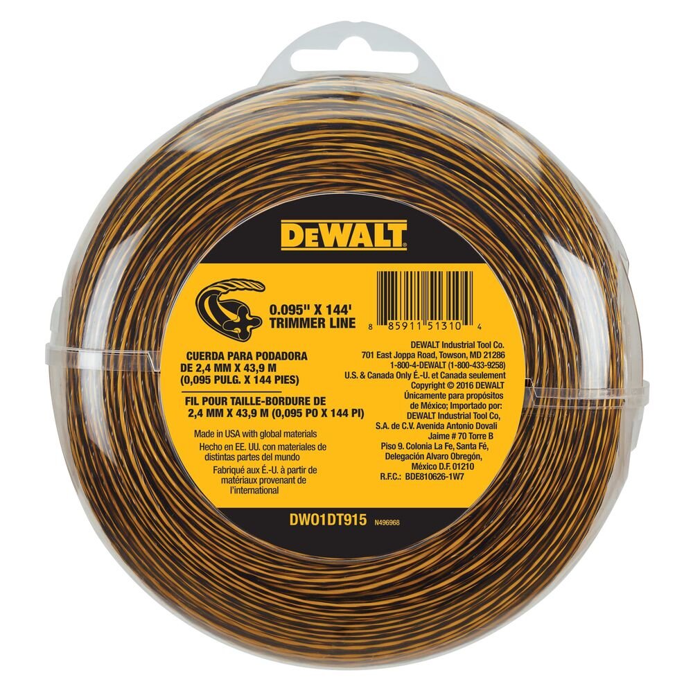 DEWALT DWO1DT915 DEWALT 144-FT SPOOL 0.095-IN TRIMMER LINE