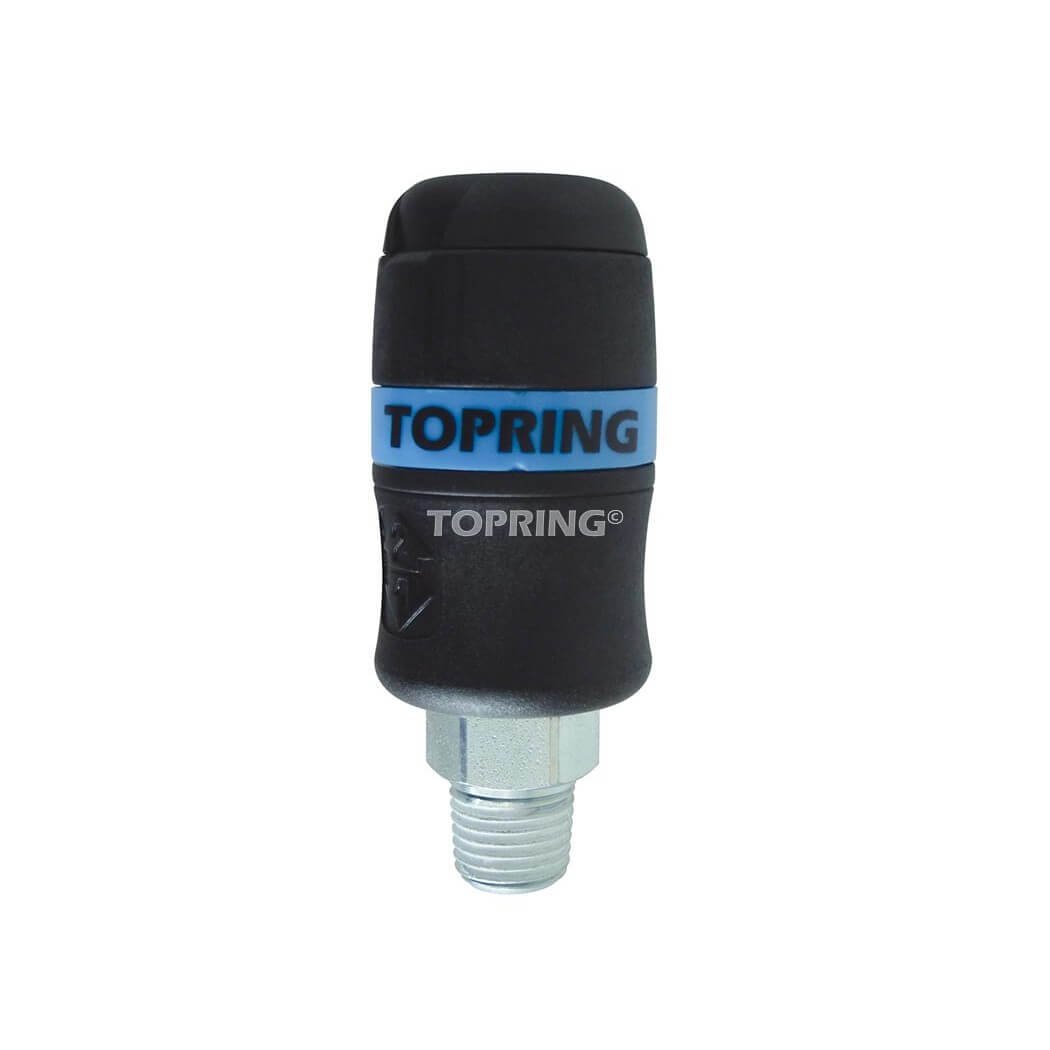 Topring TopQuik 1/4" Safety Couple (1/4 IND) 1/4(M