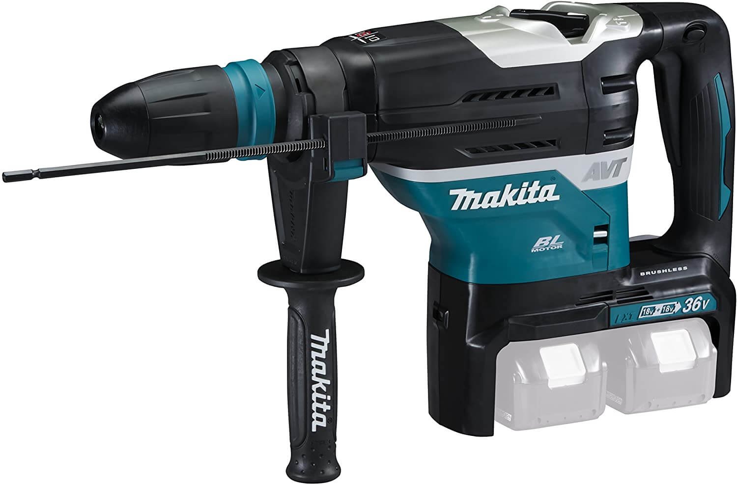 Makita DHR400ZK  -  18Vx2 LXT Brushless 1-9/16" SDS-Plus Rotary Hammer - Tool Only