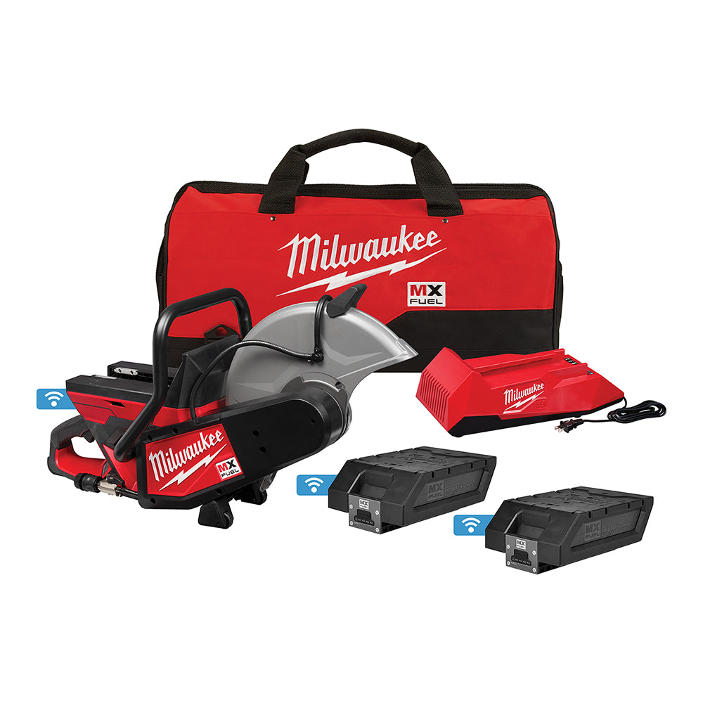 Milwaukee MXF314-2XC MX FUEL Cordless Brushless 14" Cut-Off Saw Kit with 2x XC406 Batteries & MX FUEL Charger