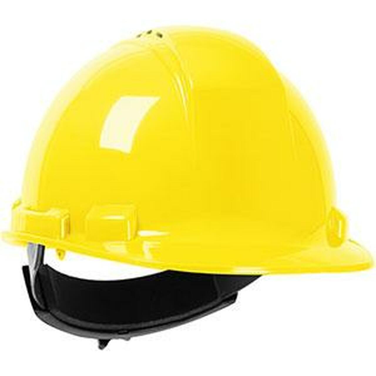 Dynamic Safety HP241RV 02 - CASQUE DE SÉCURITÉ CSA TYPE 1 À CLIQUET JAUNE VENTILÉ