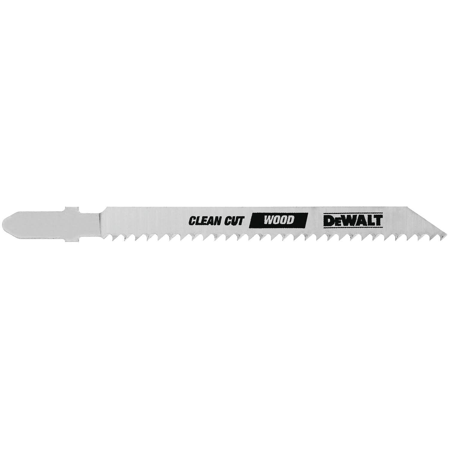 DEWALT DW3760-5 4-Inch 10TPI Fine Finish Wood Cut Cobalt Steel T-Shank Jig Saw Blade (5-Pack)