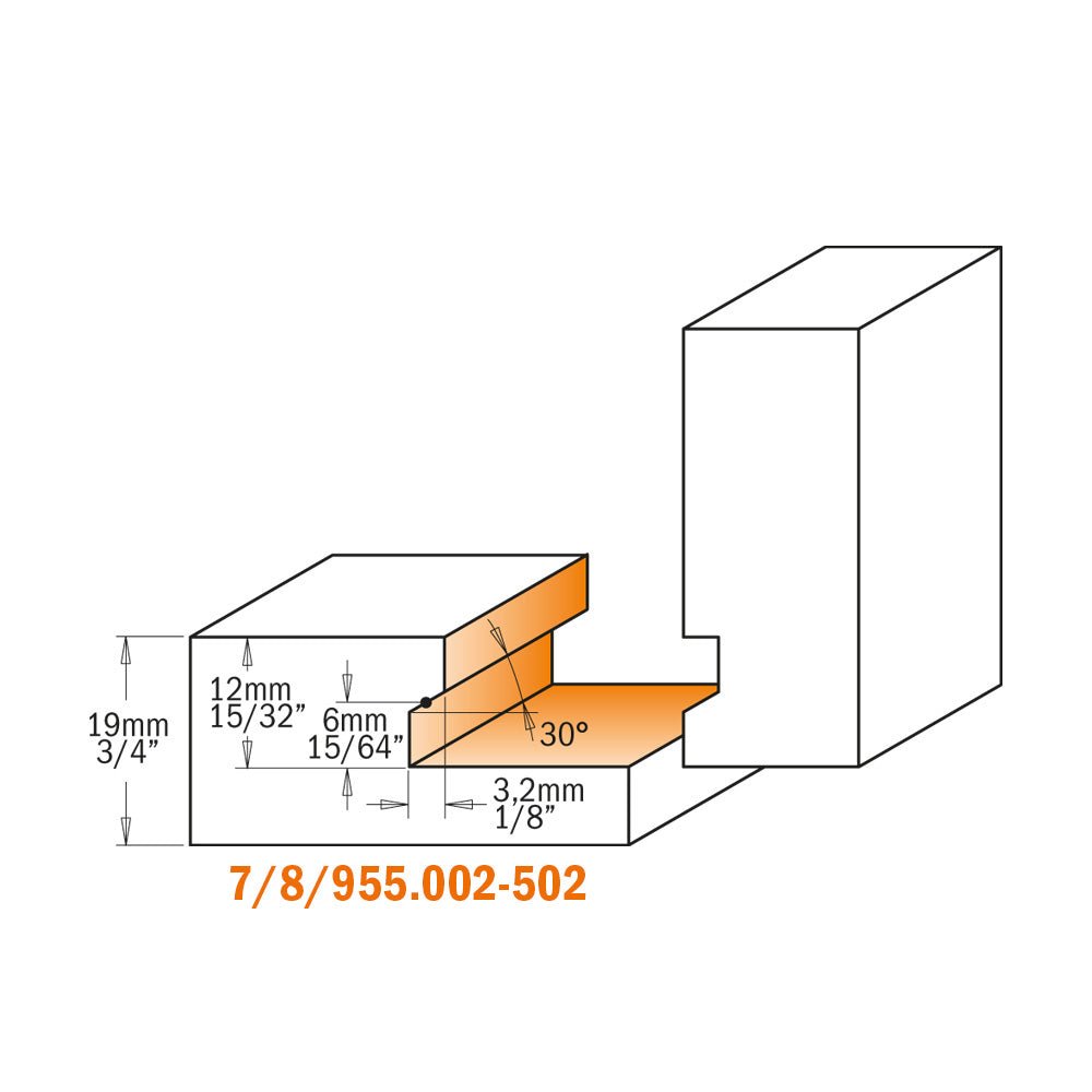 CMT 855.502.11 - FRÄSER FÜR SCHUBLADENSCHLOSS