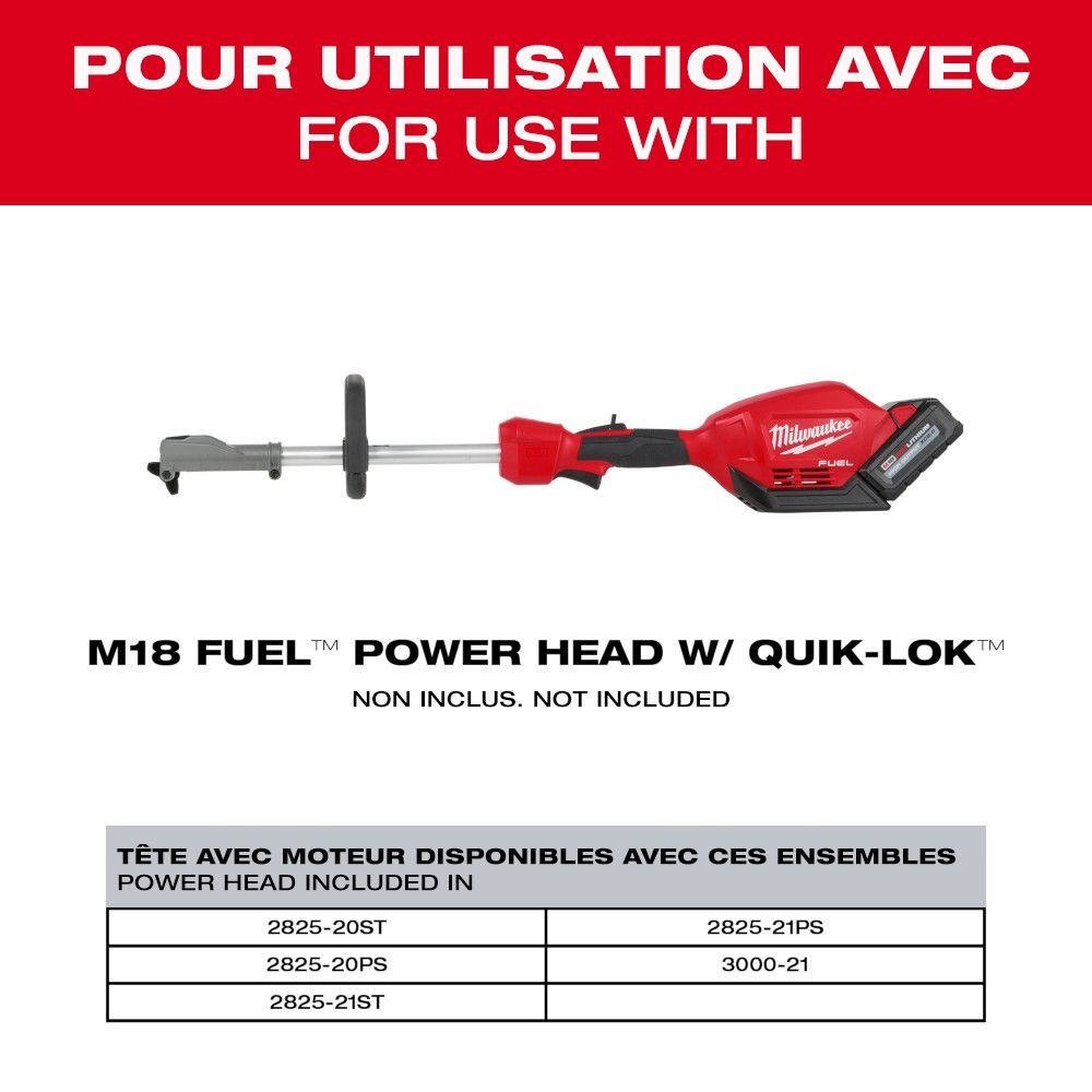 Milwaukee   49-16-2740 M18 FUEL™ QUIK-LOK™ Rubber Broom Attachment