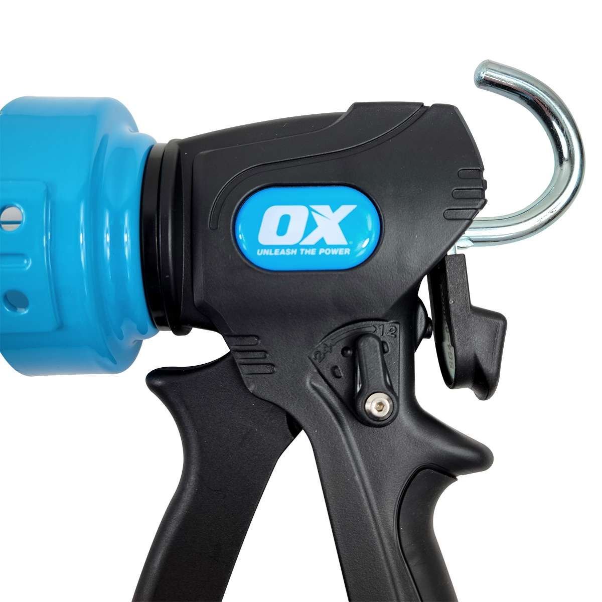 OX-P045486 - PISTOLET À CALFEUTRER PRO À DOUBLE POUSSÉE DE 29 ONCES