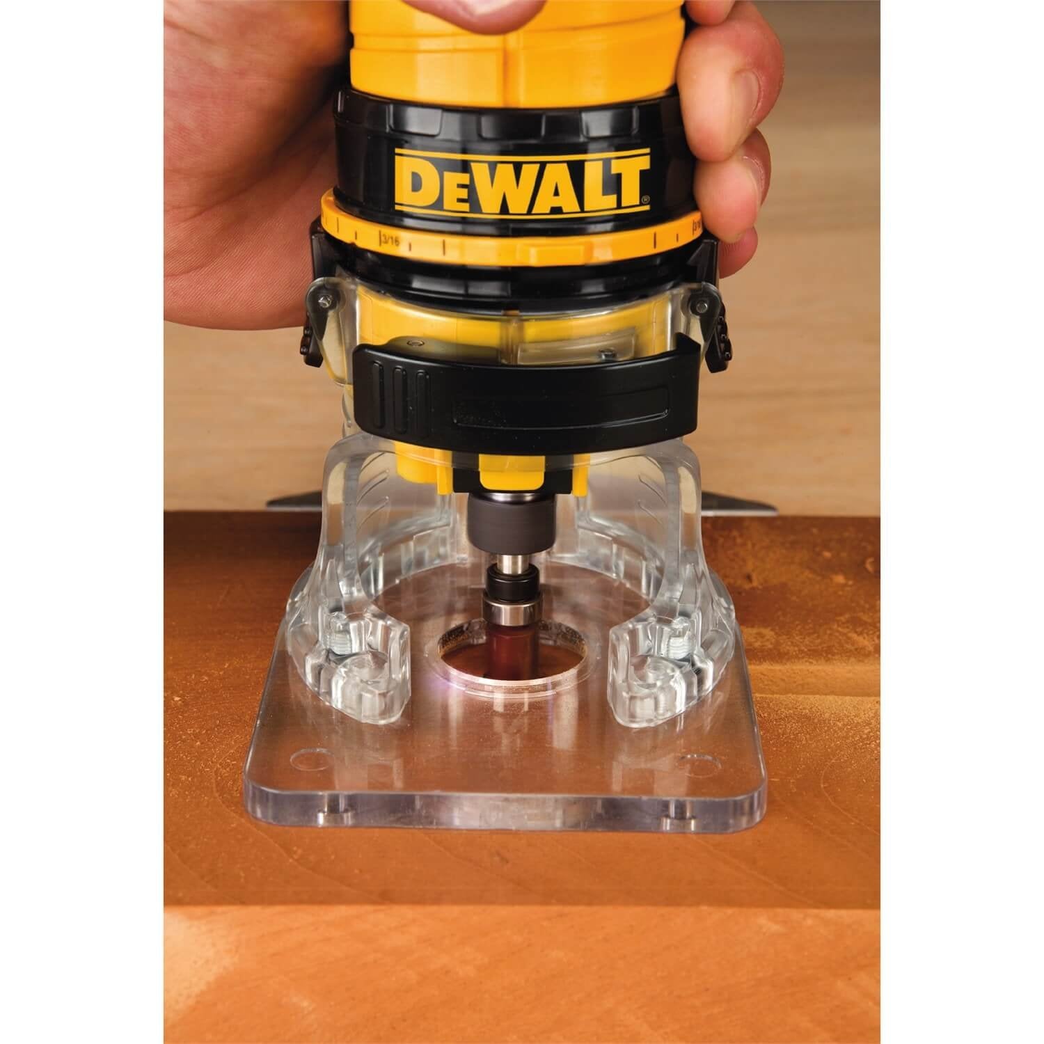 DEWALT DWE6000 - Trim Router 4.5AMP Fixed Speed