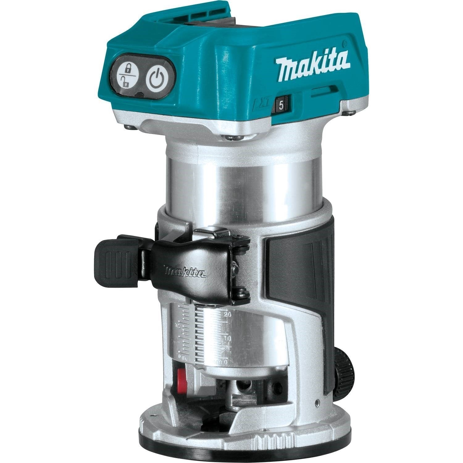 Défonceuse sans balais Makita DRT50ZX4 18 V LXT (outil seul) avec aspiration de poussière