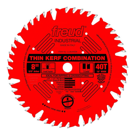 Freud 8" Thin Kerf Combination Blade FREUD