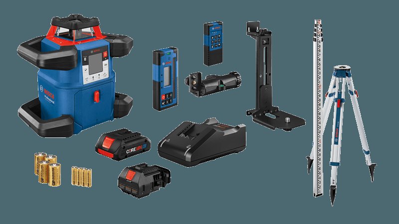 Bosch GRL4000-80CHVK - Kit laser rotatif horizontal/vertical à nivellement automatique connecté 