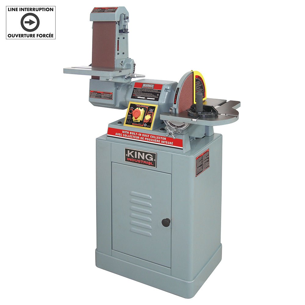 King canada KC-790FX-DC  -  6" X 48" BELT & 12" DISC SANDER WITH BUILT-IN DUST COLLECTOR