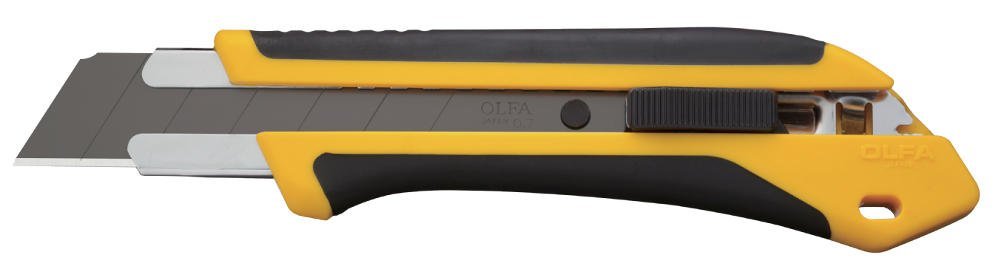 Olfa 25mm Fiberglass Rubber Grip Auto Lock