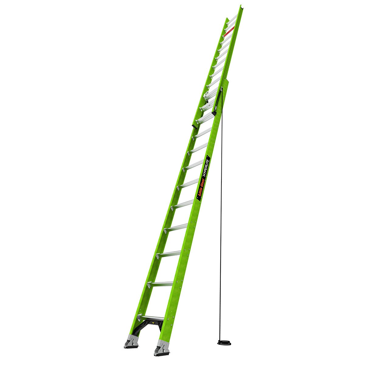 Little Giant 18724-303- HYPERLITE, 24' - CSA Grade IA - 300 lb/136 kg Rated, Fiberglass Extension Ladder with Rub Strips