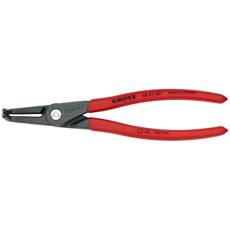 Knipex 4821J31-  8 1/4" Internal 90° Angled Precision Snap Ring Pliers