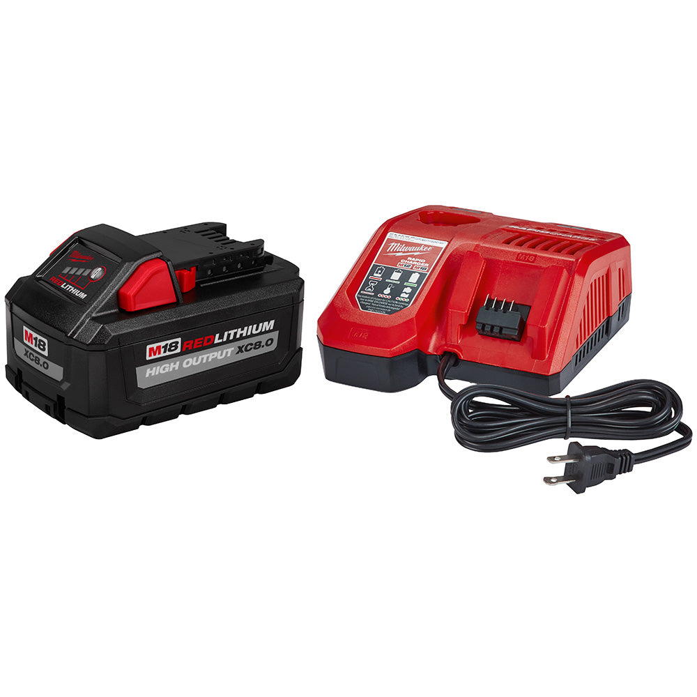 Milwaukee  48-59-1880  -M18™ REDLITHIUM HIGH OUTPUT™ XC8.0 Starter Kit