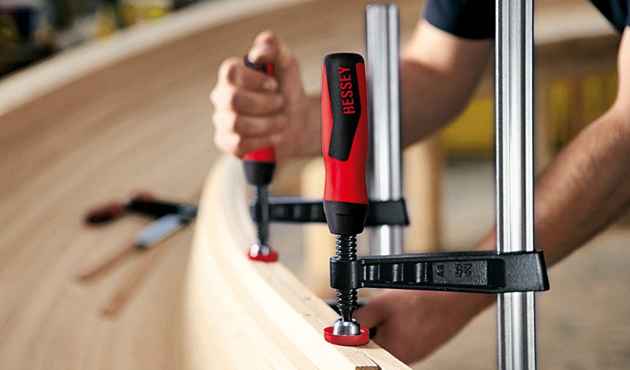 Bessey TG7.048+2K - Clamp, woodworking, F-style, 2K handle