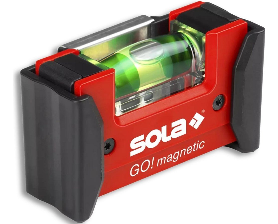 SOLA LSGOM  -  GO! MAGNETIC POCKET LEVEL W/CLIP, 3", 1 FOCUS-60 VIAL