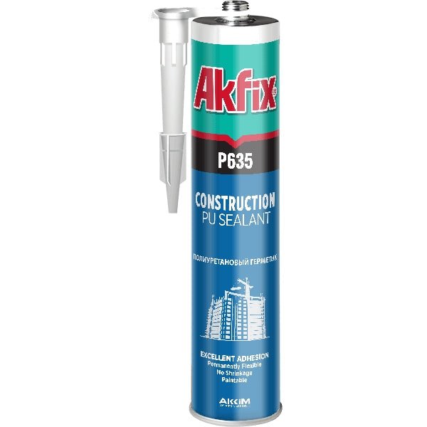 AKFIX AKP635-BK - Mastic polyuréthane Akfix - Noir 