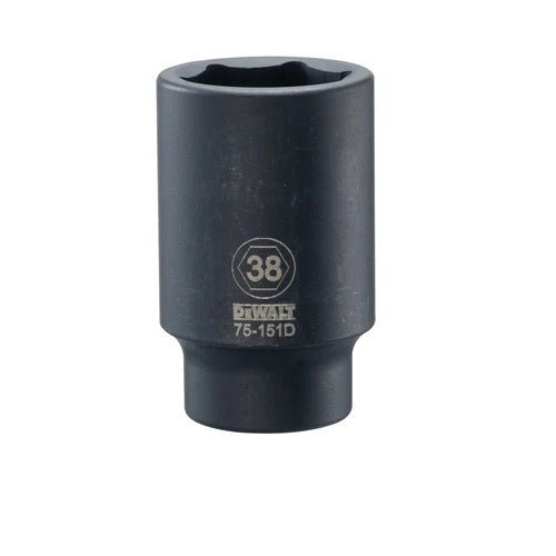 Dewalt DWMT75151OSP  -  3/4 DRIVE DEEP IMPACT SOCKET - 6 POINT 38MM