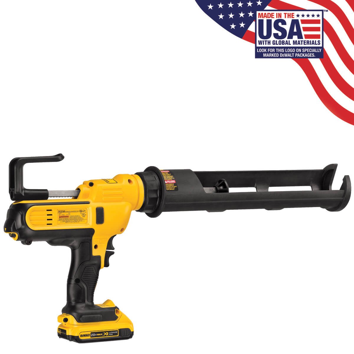 Pistolet à calfeutrer/adhésif DEWALT DCE570D1-20V Max, 29 oz