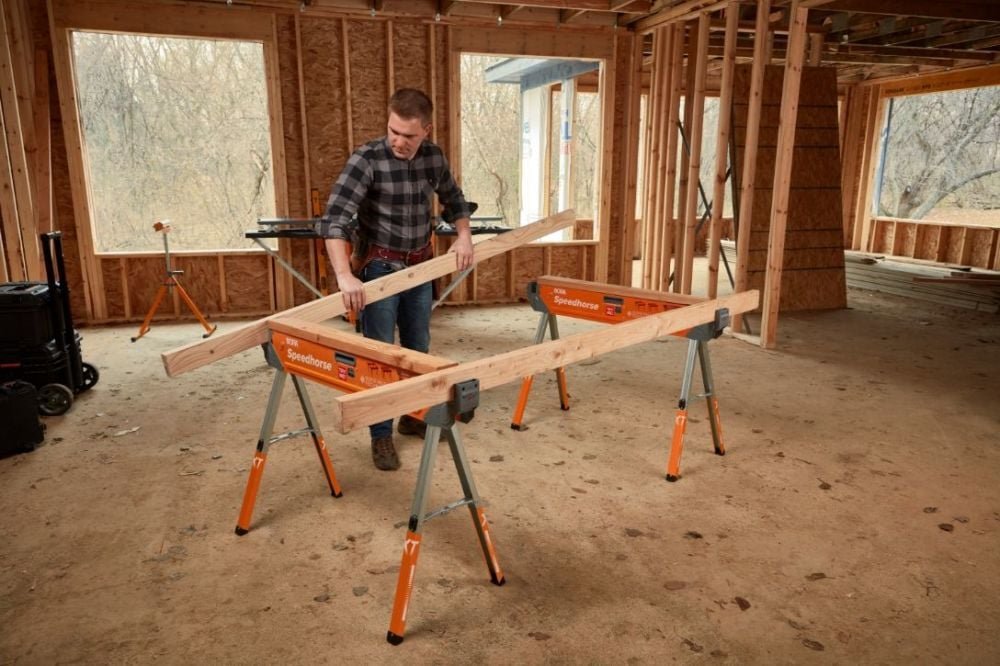 Bora PM-4550 - Portamate Adjustable Speedhorse XT Sawhorse Work Support System