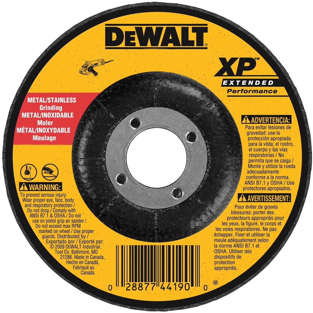 DEWALT DW8826 7-Inch by 1/4-Inch by 7/8-Inch XP Grinding Wheel