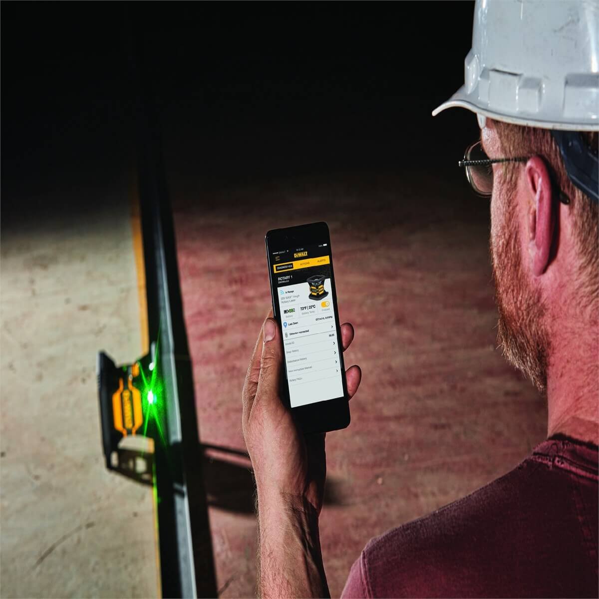 DEWALT DW080LGS-20V Max Laser-Wasserwaage, Grün, Bluetooth