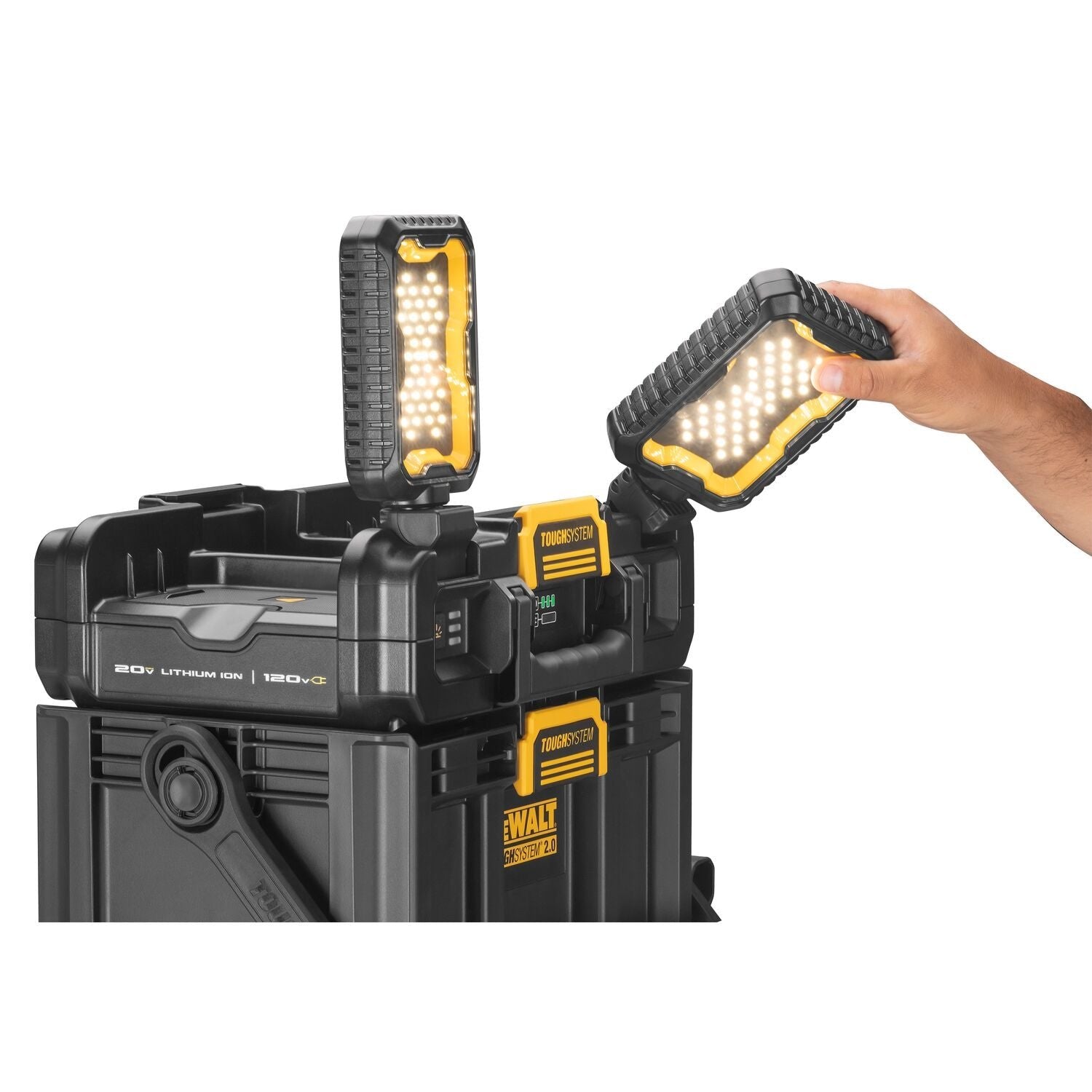 Dewalt DWST08060 DEWALT TOUGHSYSTEM 2.0 ADJUSTABLE WORK LIGHT & STORAGE