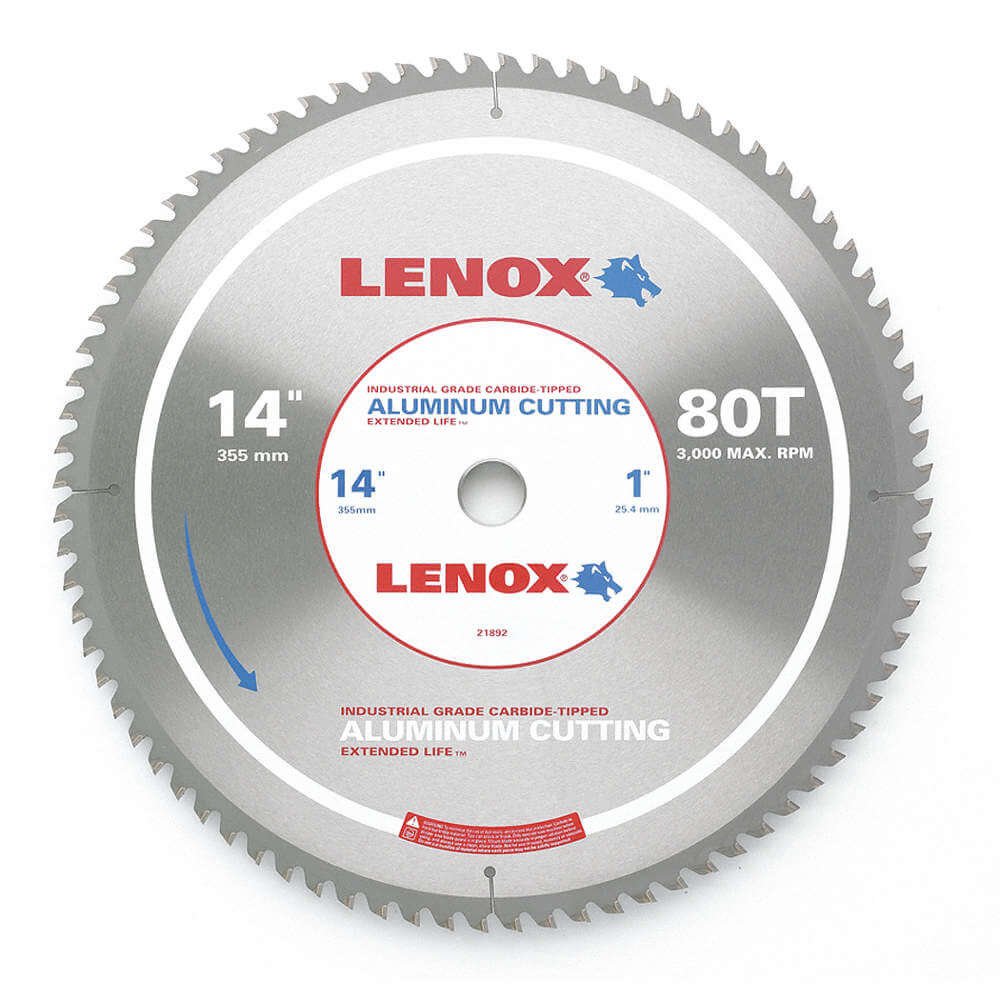 Lenox 21882  -  7-1/4" 60T Aluminum Cutting Blade