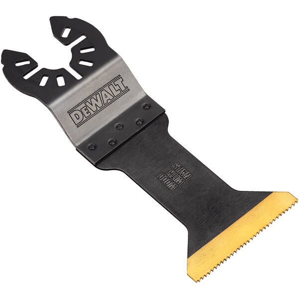 DEWALT DWA4204-1-3/4 In Titanium Oscillating Tool Blade For Wood with Nails (1 Pack)